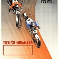 Small plakat moto utrke  at