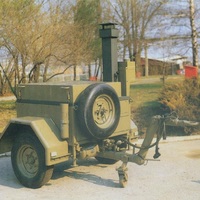 Small pokretna kuhinja spremljena 200l