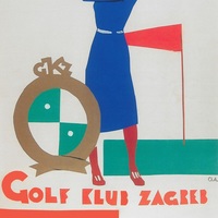 Small plakat golf klub